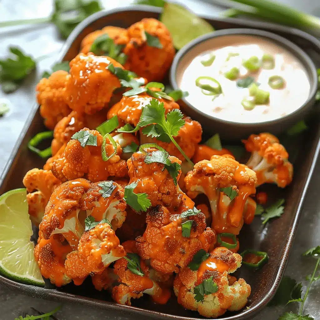 air fryer buffalo cauliflower preparation steps