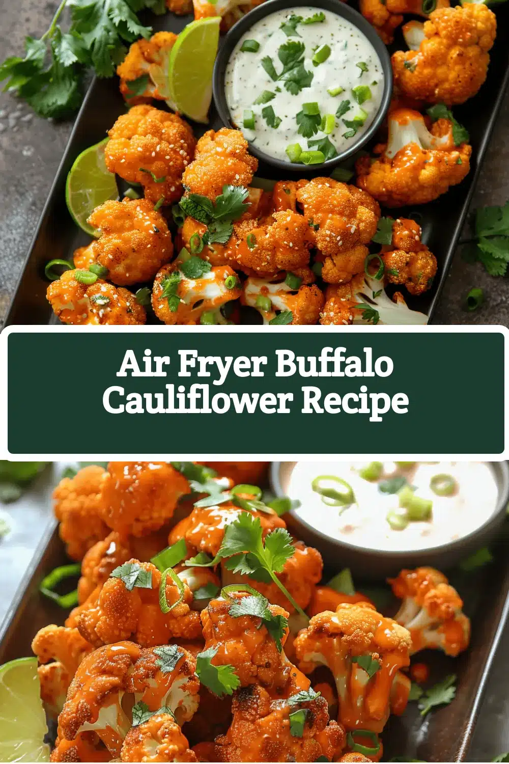 air fryer buffalo cauliflower recipe