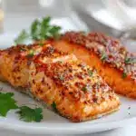 air fryer salmon - featured image