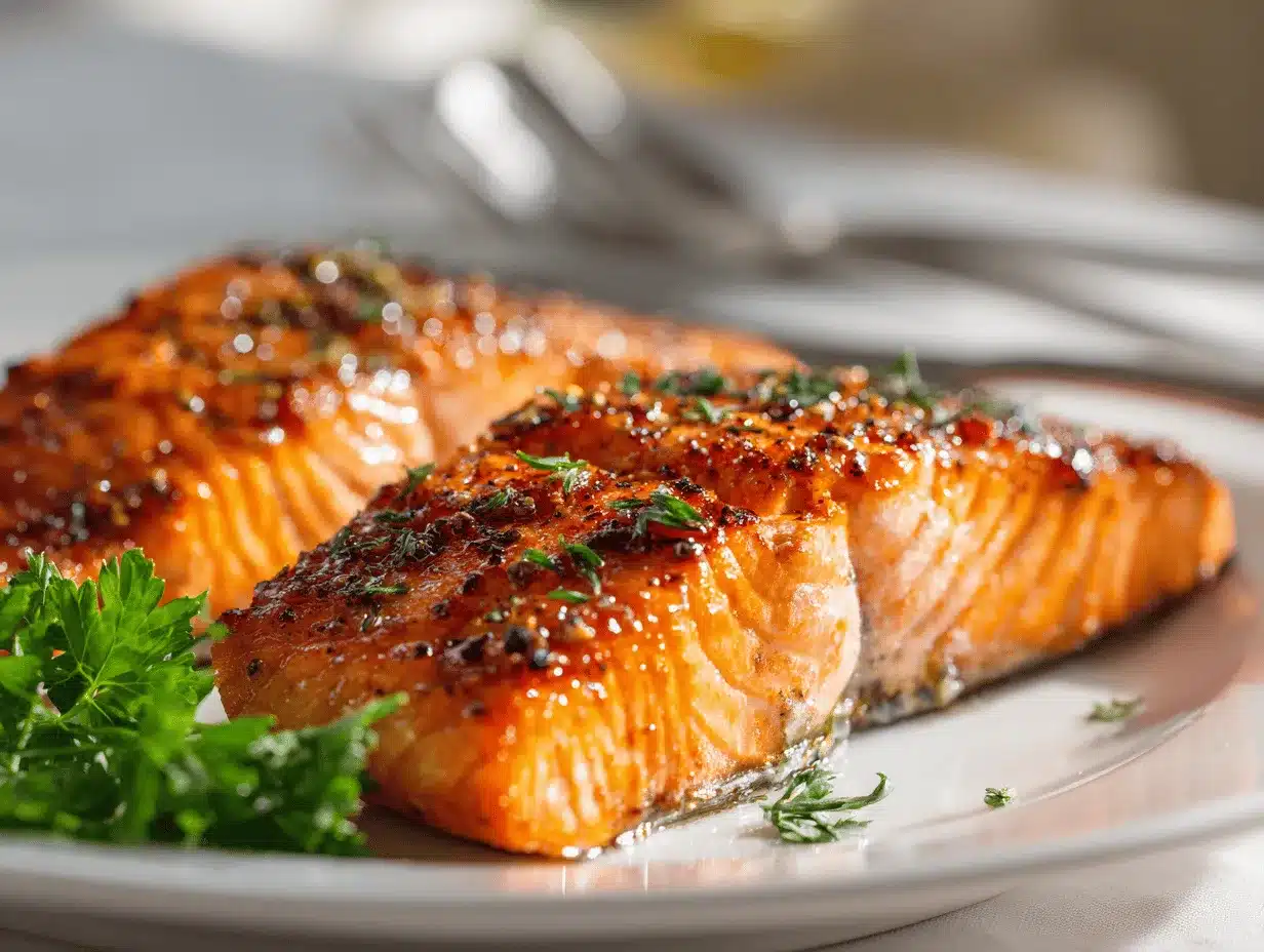 air fryer salmon preparation steps