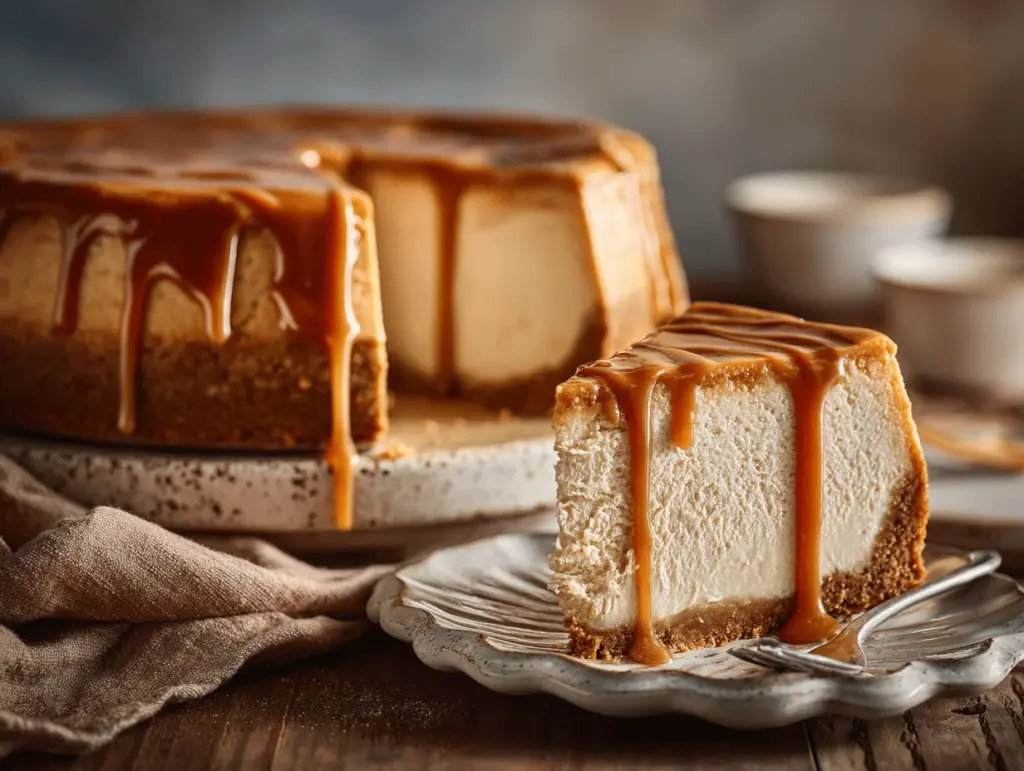apple cider cheesecake - featured image