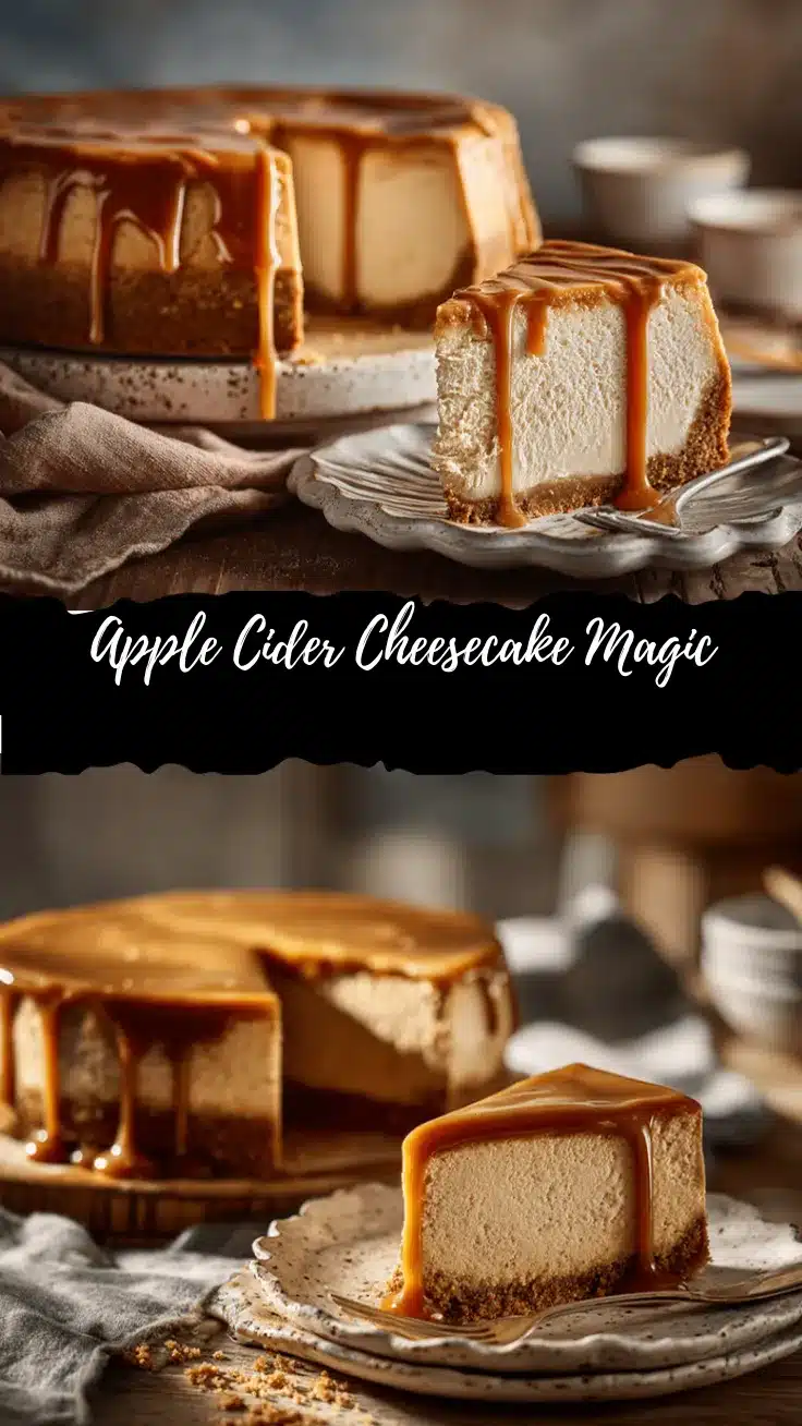 apple cider cheesecake recipe