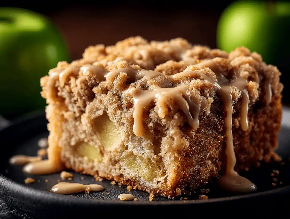 apple crumb cake preparation steps