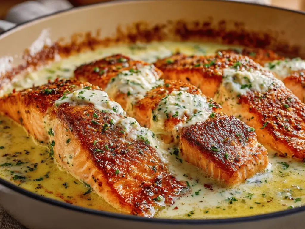 Baked Boursin Salmon - featured image