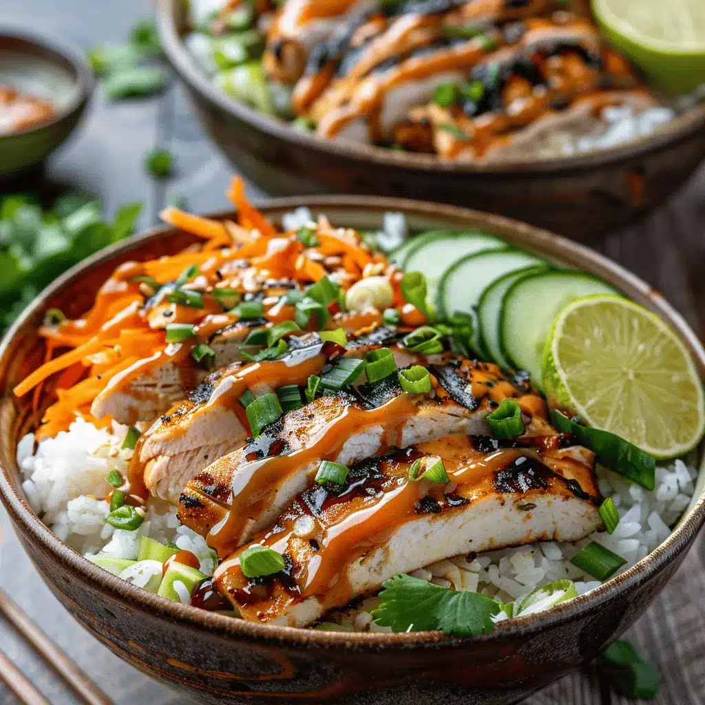 Bang Bang Chicken Bowl preparation steps