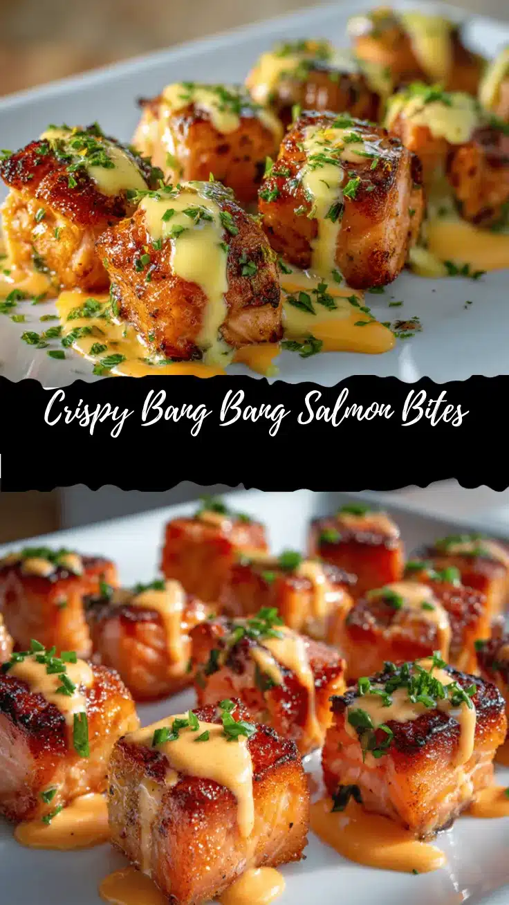 bang bang salmon bites recipe