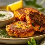 canned salmon patties - featured image