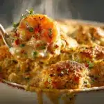 cheddar bay biscuit seafood pot pie - featured image