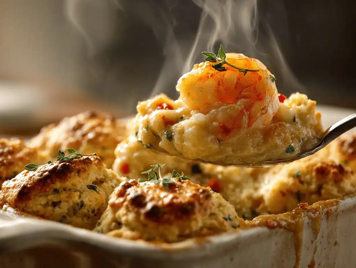cheddar bay biscuit seafood pot pie preparation steps