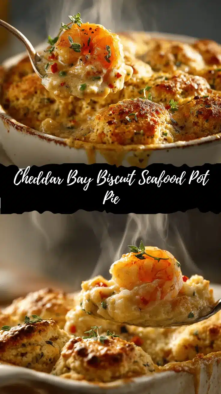 cheddar bay biscuit seafood pot pie recipe