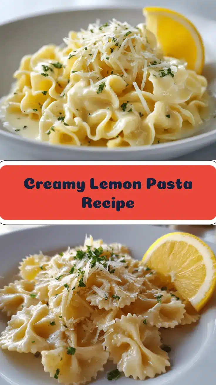 creamy lemon pasta recipe