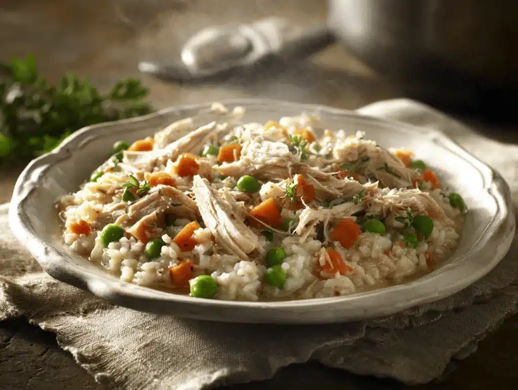 crock pot chicken and rice - featured image