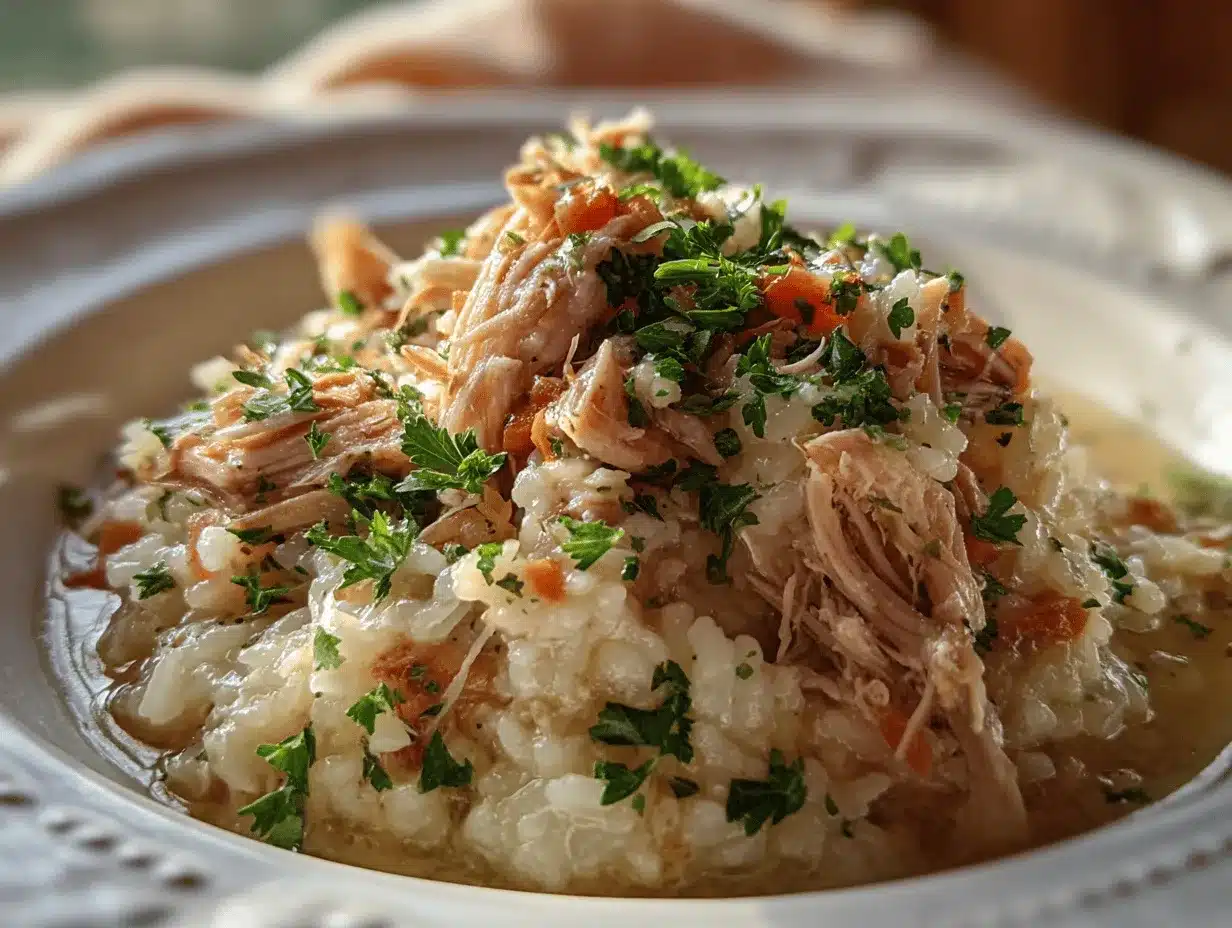 crock pot chicken and rice preparation steps