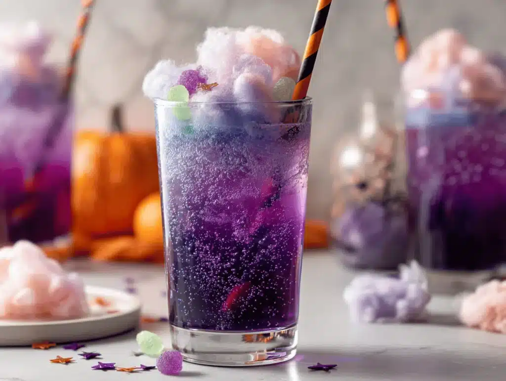Fizzy Purple Potion Halloween Punch - featured image