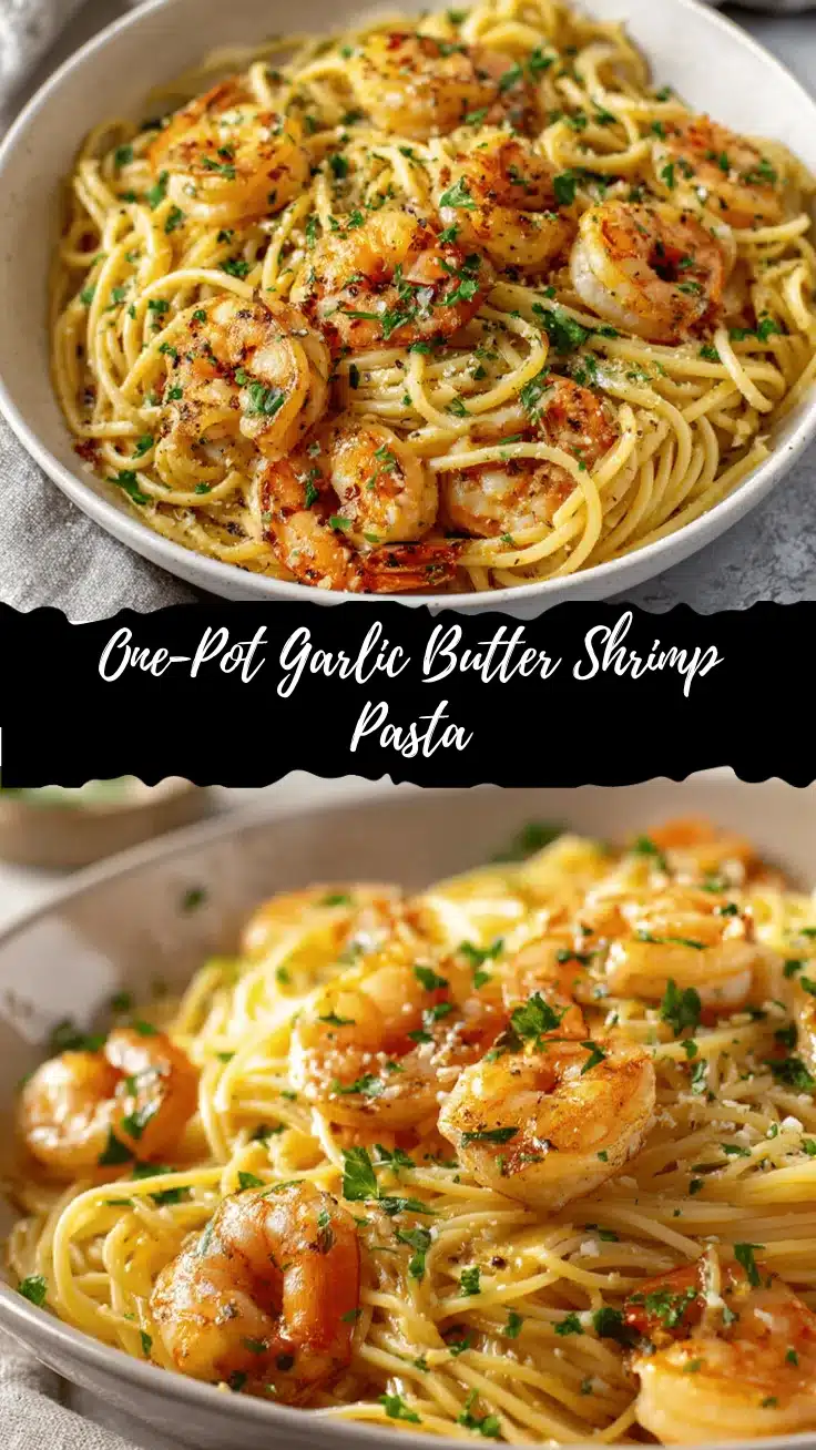 garlic butter shrimp pasta recipe
