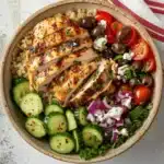 Greek chicken bowl - featured image