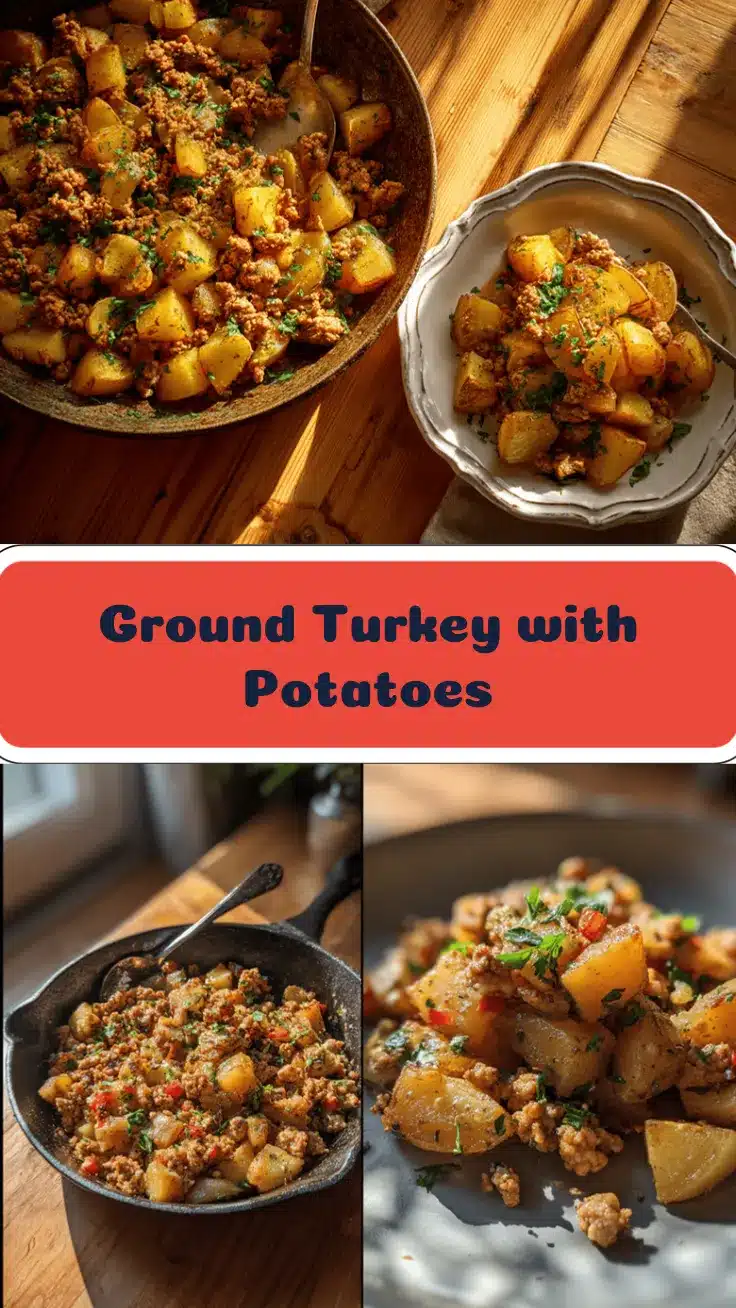 ground turkey with potatoes recipe