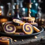 Halloween Pinwheel Sugar Cookies - featured image