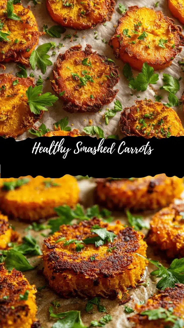 healthy smashed carrots recipe