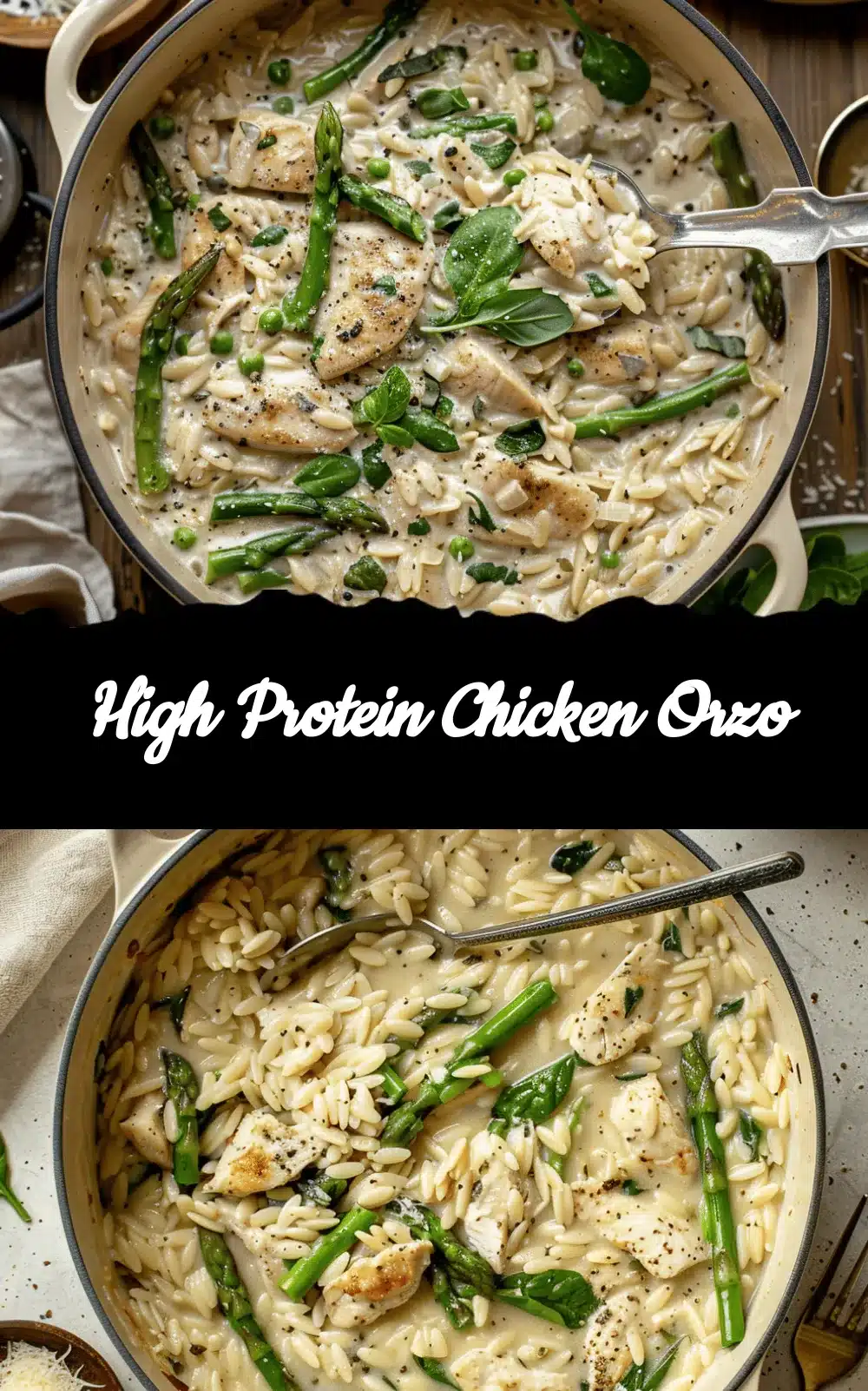 high protein chicken orzo recipe