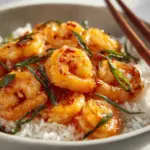 honey garlic shrimp - featured image