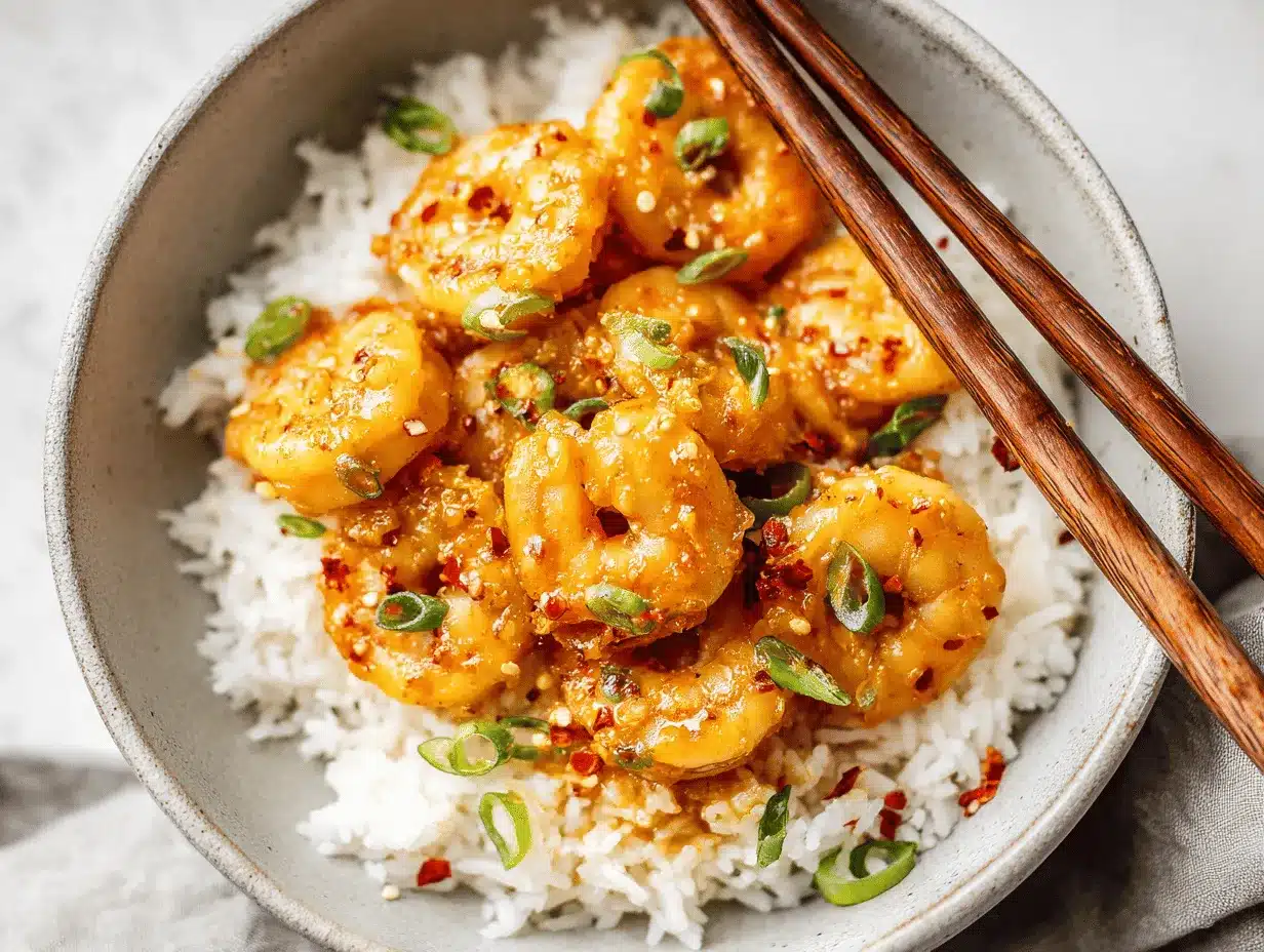 honey garlic shrimp preparation steps