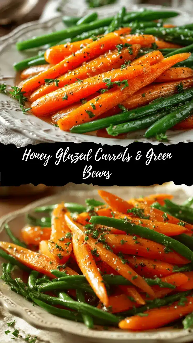 honey glazed carrots and green beans recipe