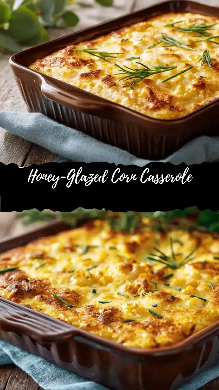 honey-glazed corn casserole recipe