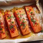 honey glazed salmon - featured image
