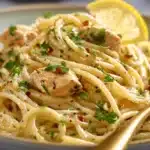 lemon chicken pasta - featured image