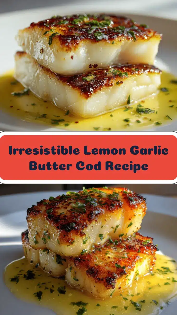 lemon garlic butter cod recipe