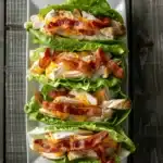 low carb chicken club sandwich - featured image
