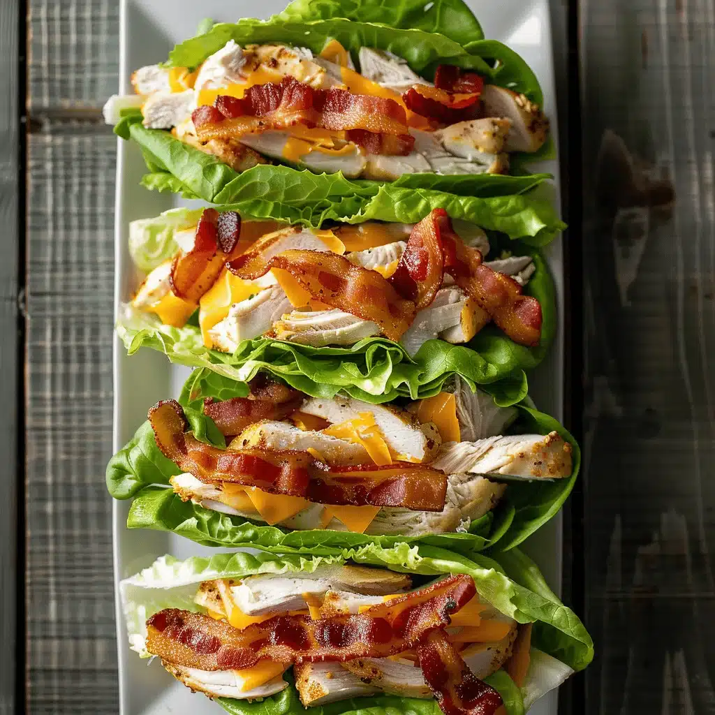 low carb chicken club sandwich - featured image