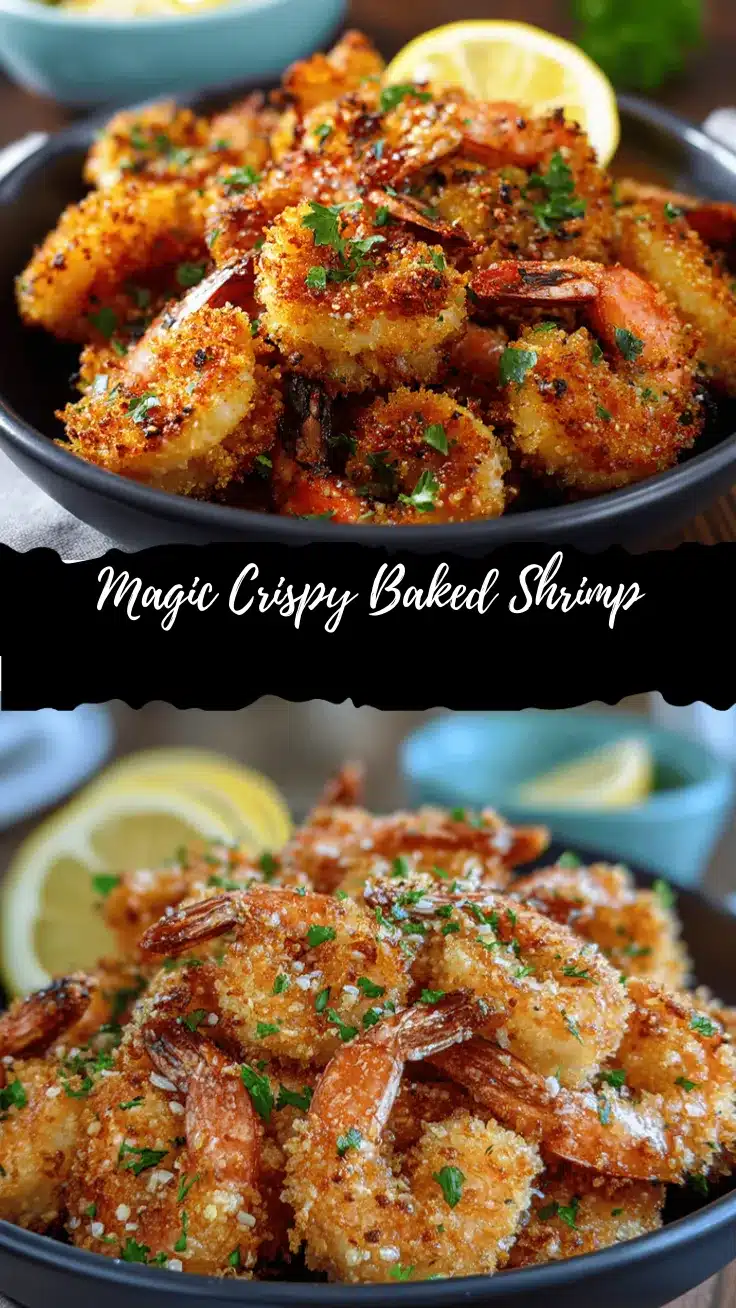 magic crispy baked shrimp recipe