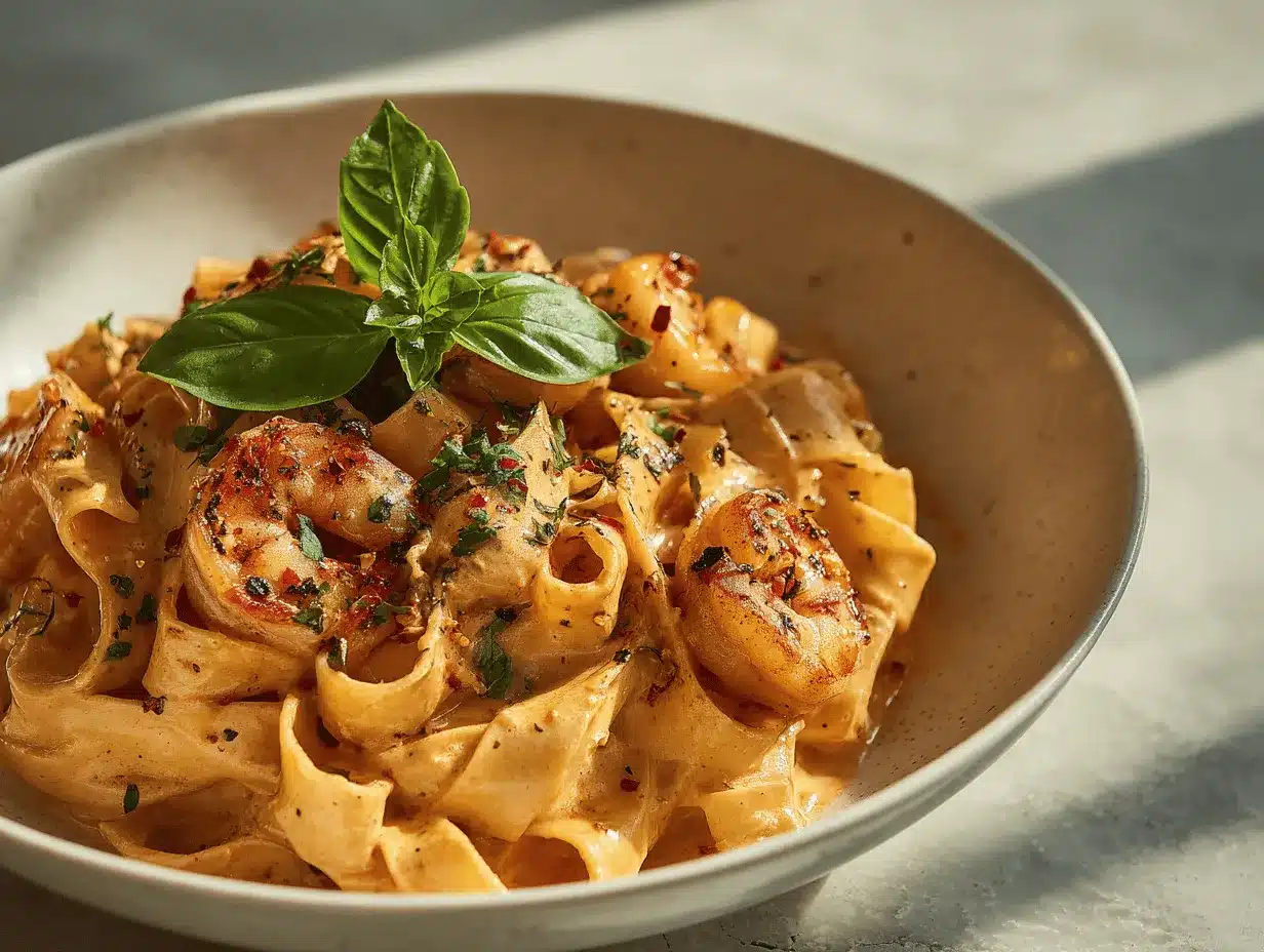 Marry Me Shrimp Pasta preparation steps