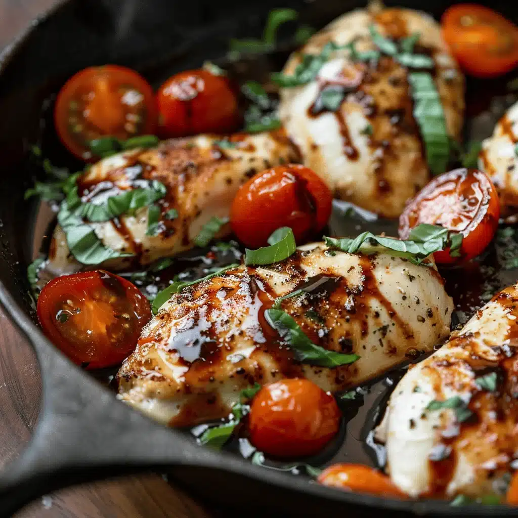 one pan balsamic chicken - featured image