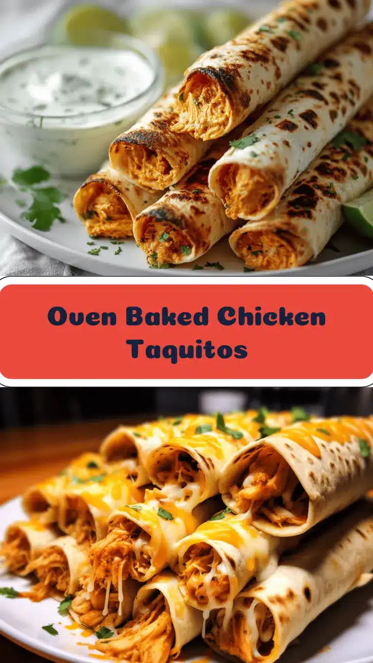 oven baked chicken taquitos recipe