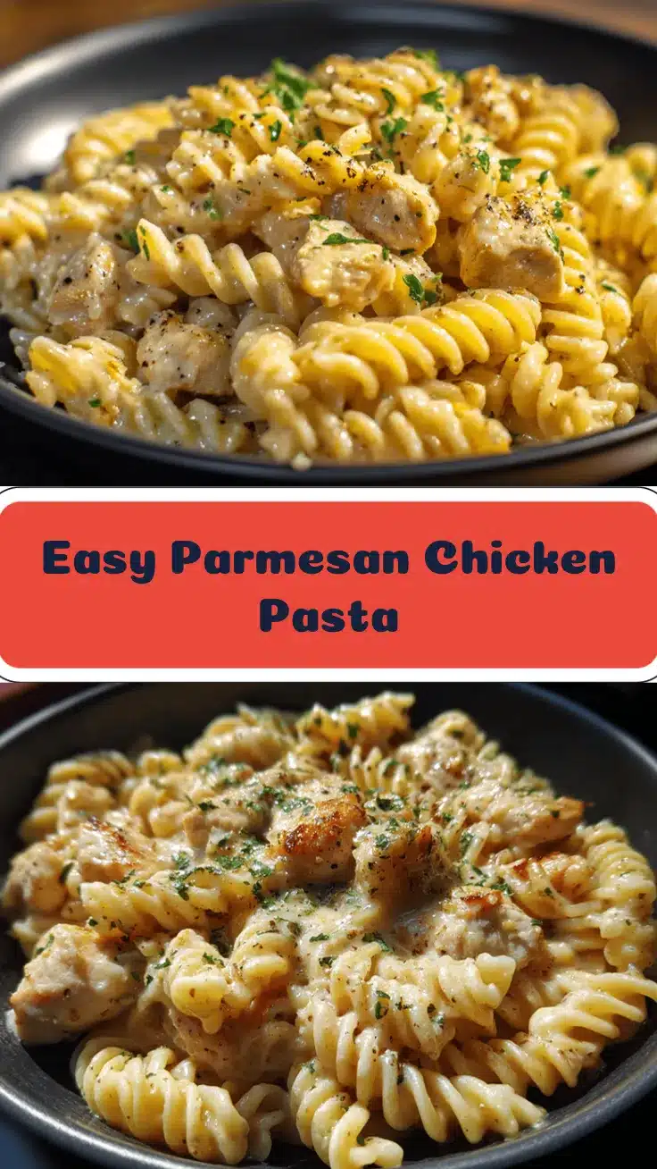 Parmesan chicken pasta crockpot recipe