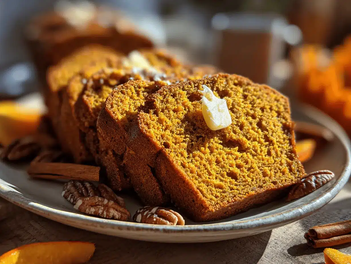 pumpkin bread recipe preparation steps