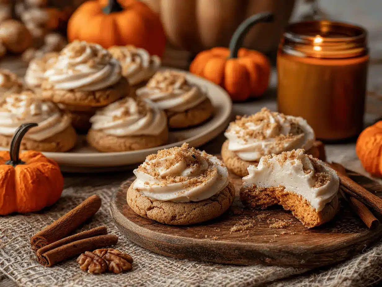 pumpkin cheesecake cookies preparation steps
