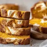 pumpkin cream cheese bread - featured image