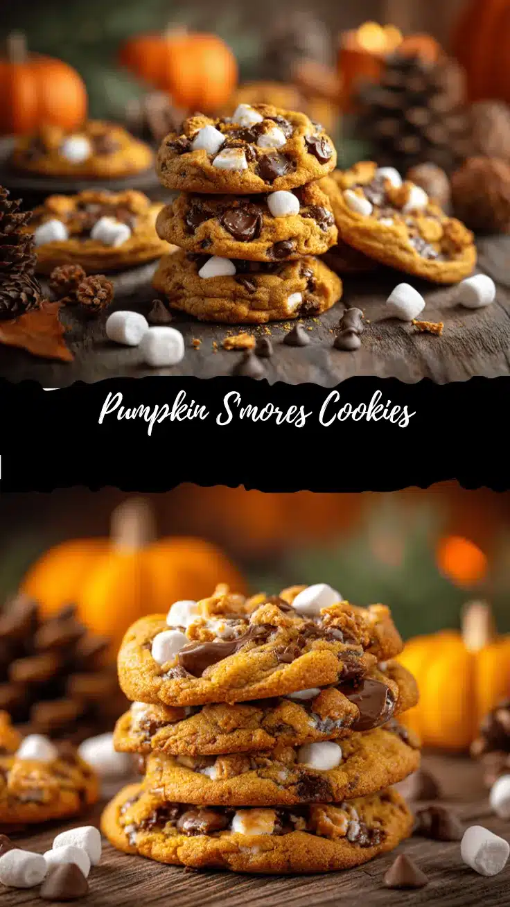 pumpkin smores cookies recipe