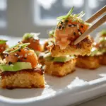 salmon crispy rice - featured image