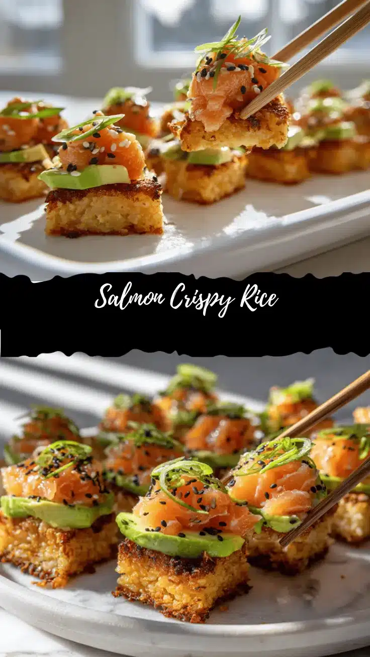 salmon crispy rice recipe