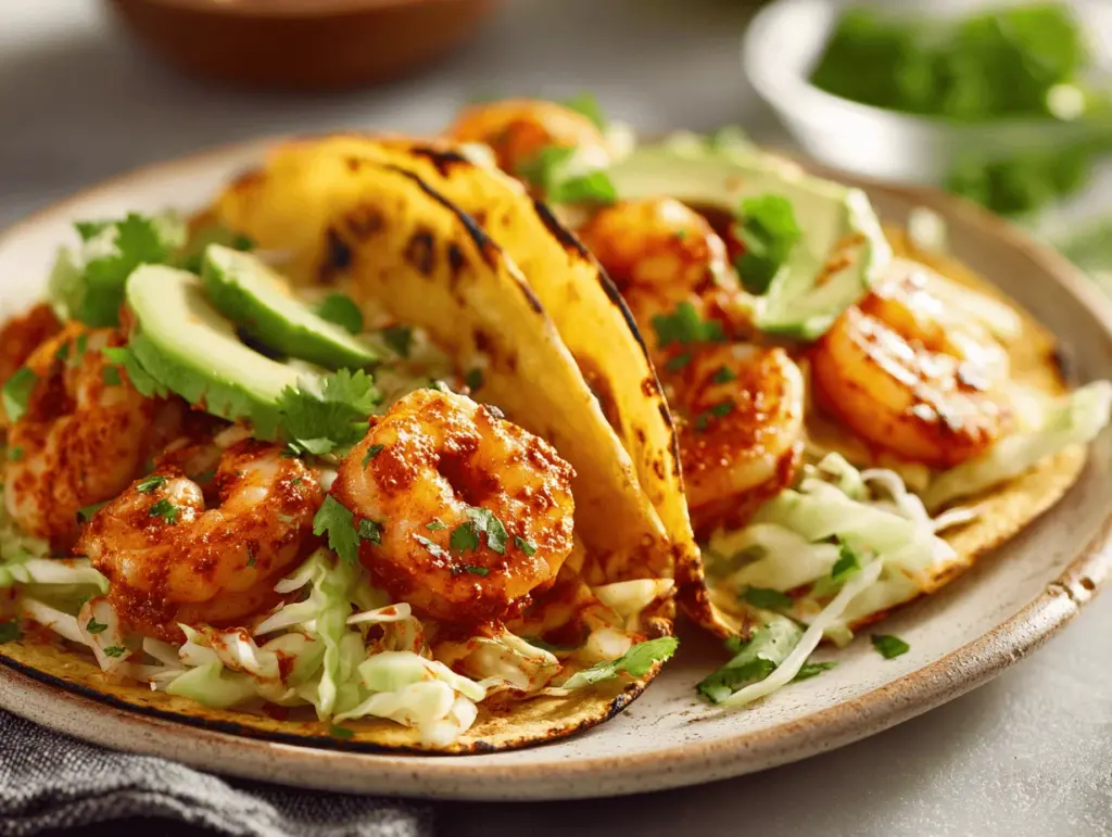 shrimp tacos - featured image