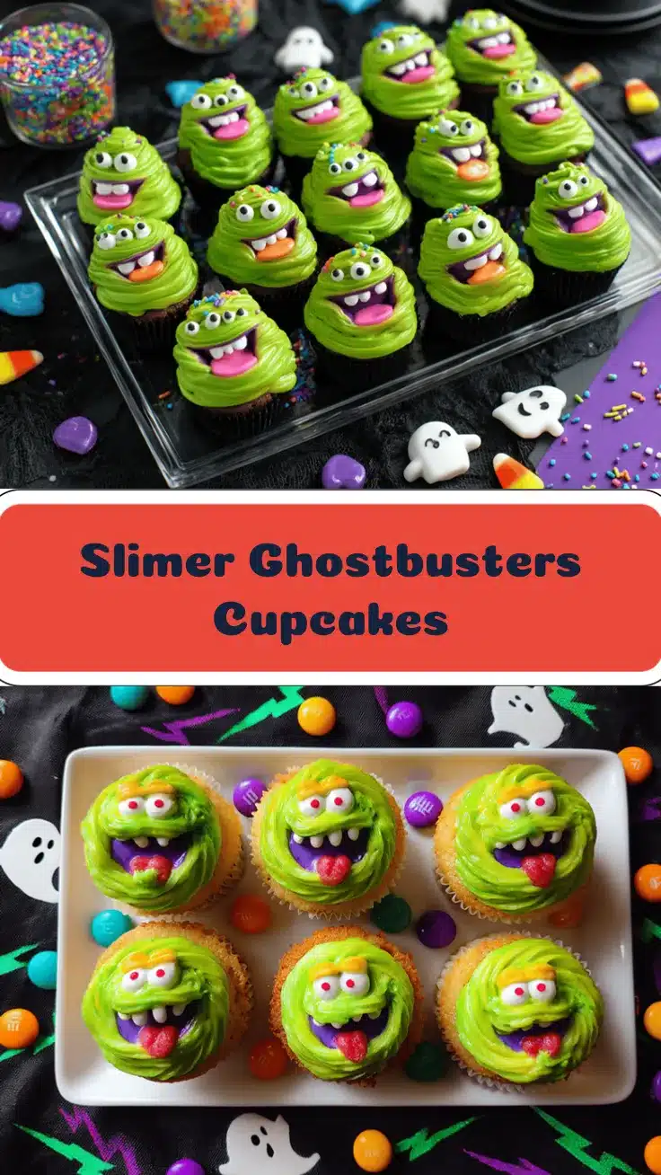Slimer Ghostbusters Cupcakes recipe