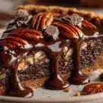 Texas chocolate pecan pie - featured image
