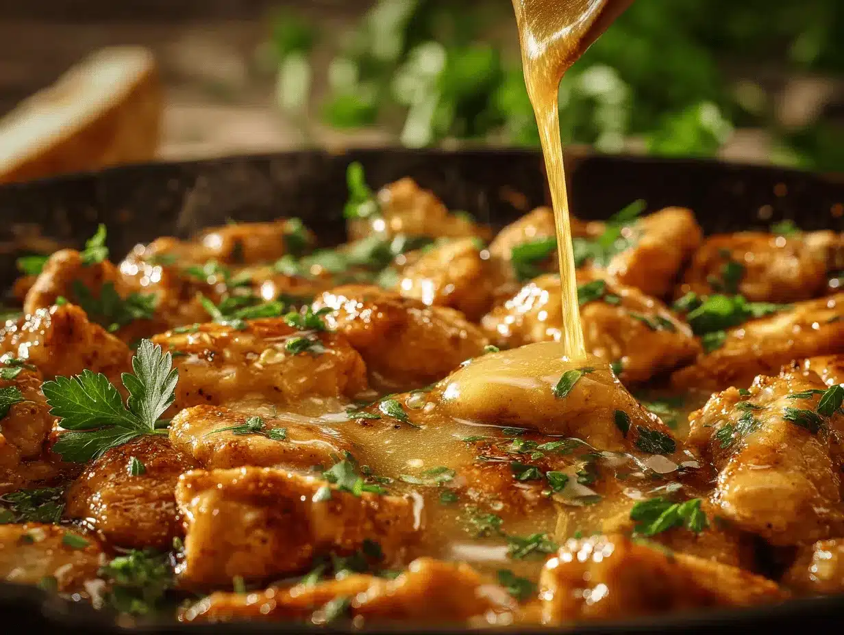 Texas Roadhouse butter chicken skillet preparation steps