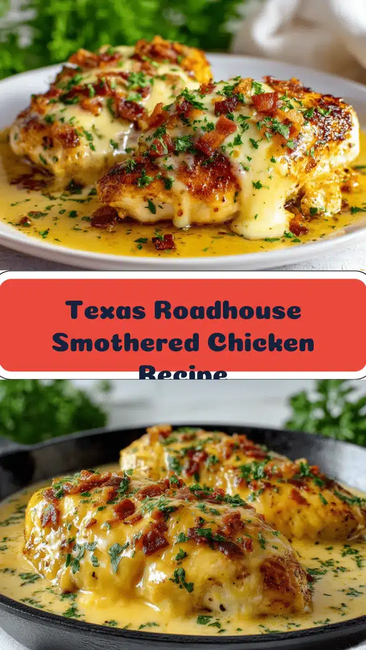 Texas Roadhouse smothered chicken recipe