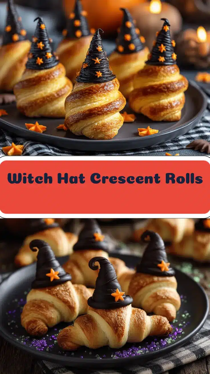 witch hat crescent rolls recipe